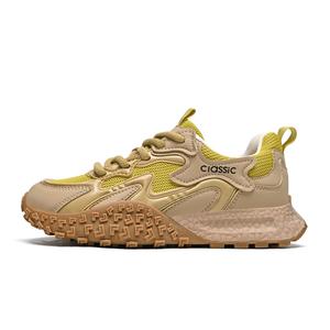 Низкие повседневные туфли для женщин ZHR, желтый[all-season]-ks210f