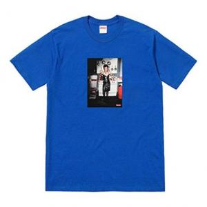 Футболка ss18 nan goldin nan as a dominatrix royal tee Supreme, синий
