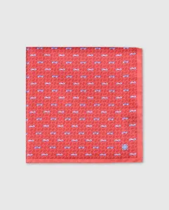 Мужской шелковый шарф Olimpo, красный