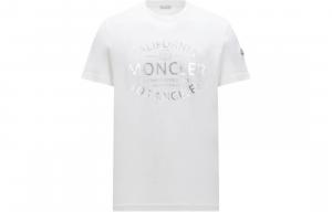 Футболка из хлопка с логотипом Moncler, белый