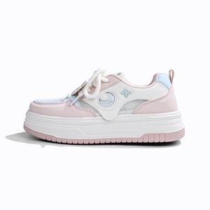 RENBEN Легкие, дышащие и нескользящие низкие кроссовки для скейтбординга, женские, розово-синие