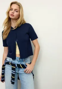 Кардиган на пуговицах Stradivarius, Dark Blue