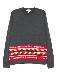 Джемпер из смесовой шерсти Comme Des Garçons Shirt, серый