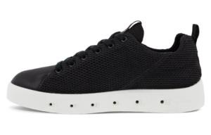 Кеды Ecco Skateboard Shoes Men Low-Top Black