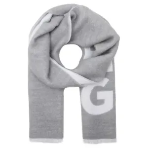 Женский шарф Z 642 с добавлением шерсти Hugo, серый