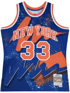 Топ NBA Knicks 1991 Patrick Ewing Hyper Hoops Swingman Mitchell & Ness, синий