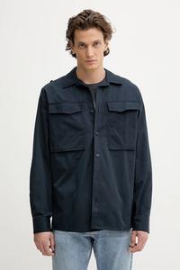 Хлопковая рубашка G-Star, темно-синий