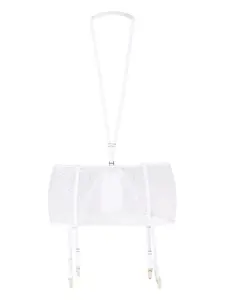 Пояс для чулок Accrochet Coeur Maison Close, белый