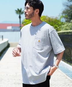 Футболка рабочая с коротким рукавом, большими карманами и нашивкой с логотипом Carhartt