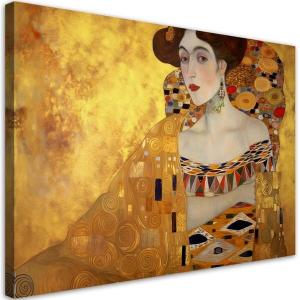 Картина арт-принт KUNSTLOFT Klimt's Golden Muse, золотой