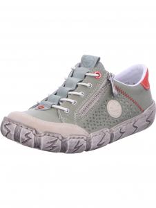 Rieker Спортивные кроссовки на шнуровке в зеленом цвете