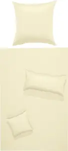 Постельное белье Landshut" натуральное 1x 155x200 см + 1x 80x80 см" Erwin Müller
