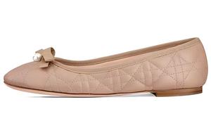 Dior Женские кожаные повседневные балетки, розовый