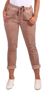 Золотые брюки-бананы в верблюжьем цвете GIGI MODA, коричневый