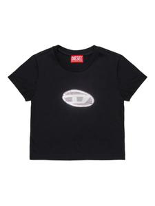 Diesel Kids футболка с пайетками, черный
