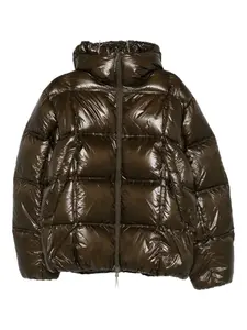 Стеганая куртка с капюшоном ROA, зеленый