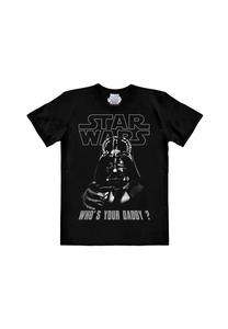 Футболка Easyfit Дарт Вейдер - Кто твой папа? LOGOSHIRT, черный