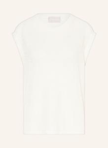 Льняной свитер с пайетками Hemisphere, белый