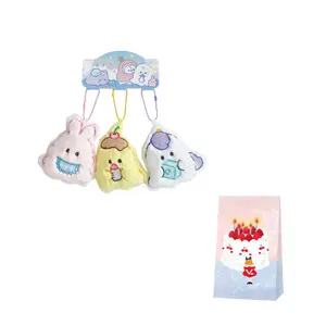 Милый котенок цыпленок кролик куклы плюшевый кулон 10см высота Dolls and bears dance