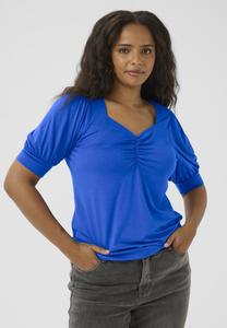 Блуза Kaffe Curve KCSISSY, Surf The Web/Blue