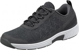 Мужские ортопедические вязаные кроссовки Orthofeet Lava, темно-серый
