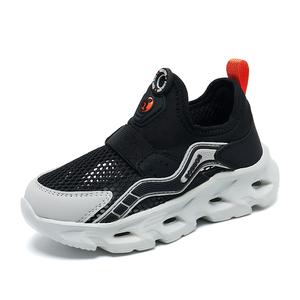 Износостойкие, дышащие, легкие, амортизирующие, низкие кроссовки для детей BOBDOG, черный/серый