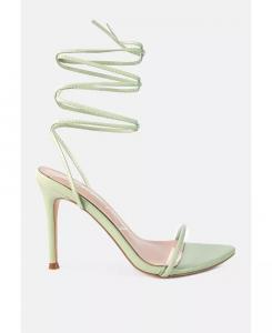 Женские туфли на высоком каблуке «Сфинкс» со шнуровкой London Rag, зеленый