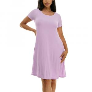 Женское свободное платье со шнуровкой на спине Nina Leonard, цвет Lavender