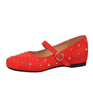 Bamiti Красные туфли Мэри Джейн для женщин, цвет Red