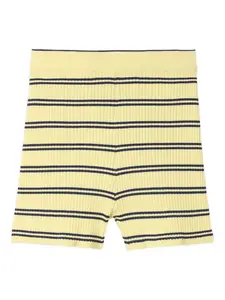 Полосатые шорты в рубчик SANDRO, желтый
