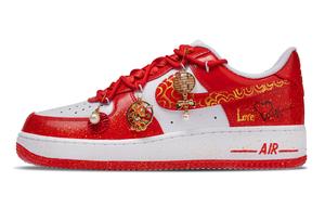 Nike Air Force 1 Newlywed Bliss устойчивые к истиранию low top скейтборд обувь unisex красный