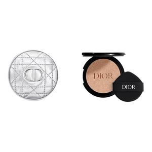 DIOR Lock Makeup Cushion Pink Glossy Finish Wicker Pattern Case набор косметики Natural Concealing 13g+Shell