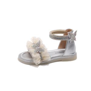 Дышащие детские сандалии со средним голенищем TONYBEAR, серебряный