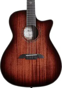 Акустико-электрогитара Alvarez MG66CE Grand Auditorium, верхняя дека из массива красного дерева, цвет Shadowburst