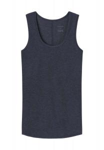 Майка Personal Fit, меланжевая, декоративный шов, женская SCHIESSER, цвет Nachtblau