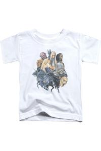 Футболка детская "Коллаж злодеев" Lord Of The Rings Gildan, белый