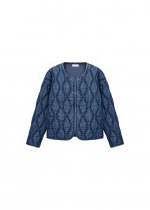 Куртка межсезонная MANGO TEEN Brooklyn, сапфировый/темно-синий