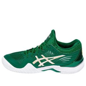 Кроссовки court ff 'novak australian open - kale' Asics, зеленый