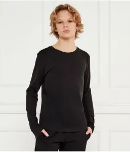 Лонгслив regular fit Tommy Hilfiger, черный