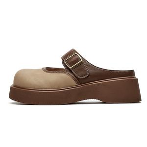 Женские сандалии с закрытым носком, противоскользящие Rich birds, Khaki