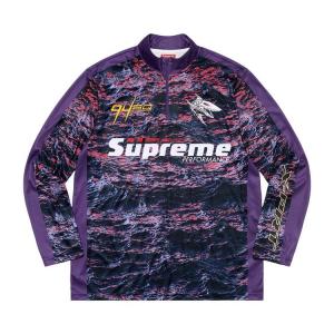 Пуловер Supreme Waves Zip Pullover, Purple
