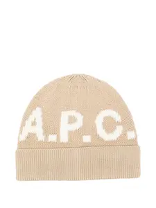 Шапка с украшением в виде логотипа A.P.C., нейтральный