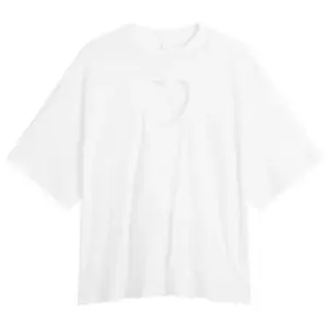 Надето в футболке оверсайз Skims, Snow