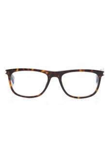 Очки в квадратной оправе Saint Laurent Eyewear, коричневый