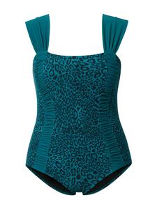 Купальник Ulla Popken, темно-зеленый