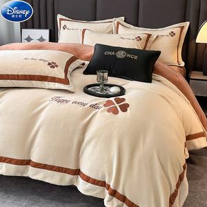 Disney Комплект постельного белья, 4 предмета, простыня 150 см, пододеяльник 200x230 см