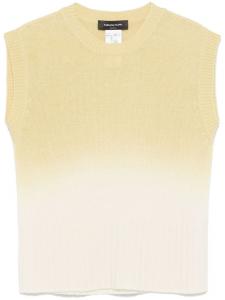 Fabiana Filippi топ с эффектом градиента, желтый