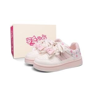 Стильные износостойкие и легкие низкие скейтерские туфли для женщин Lovely You KEAIDENI, бежевый Pink[Pink Bowknot Box]