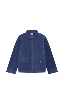 Кожаная куртка с накладными карманами Fortela, синий