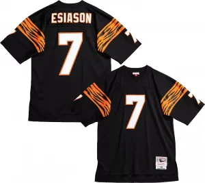 Мужская черная футболка Mitchell & Ness Cincinnati Bengals Boomer Esiason #7 1989 года